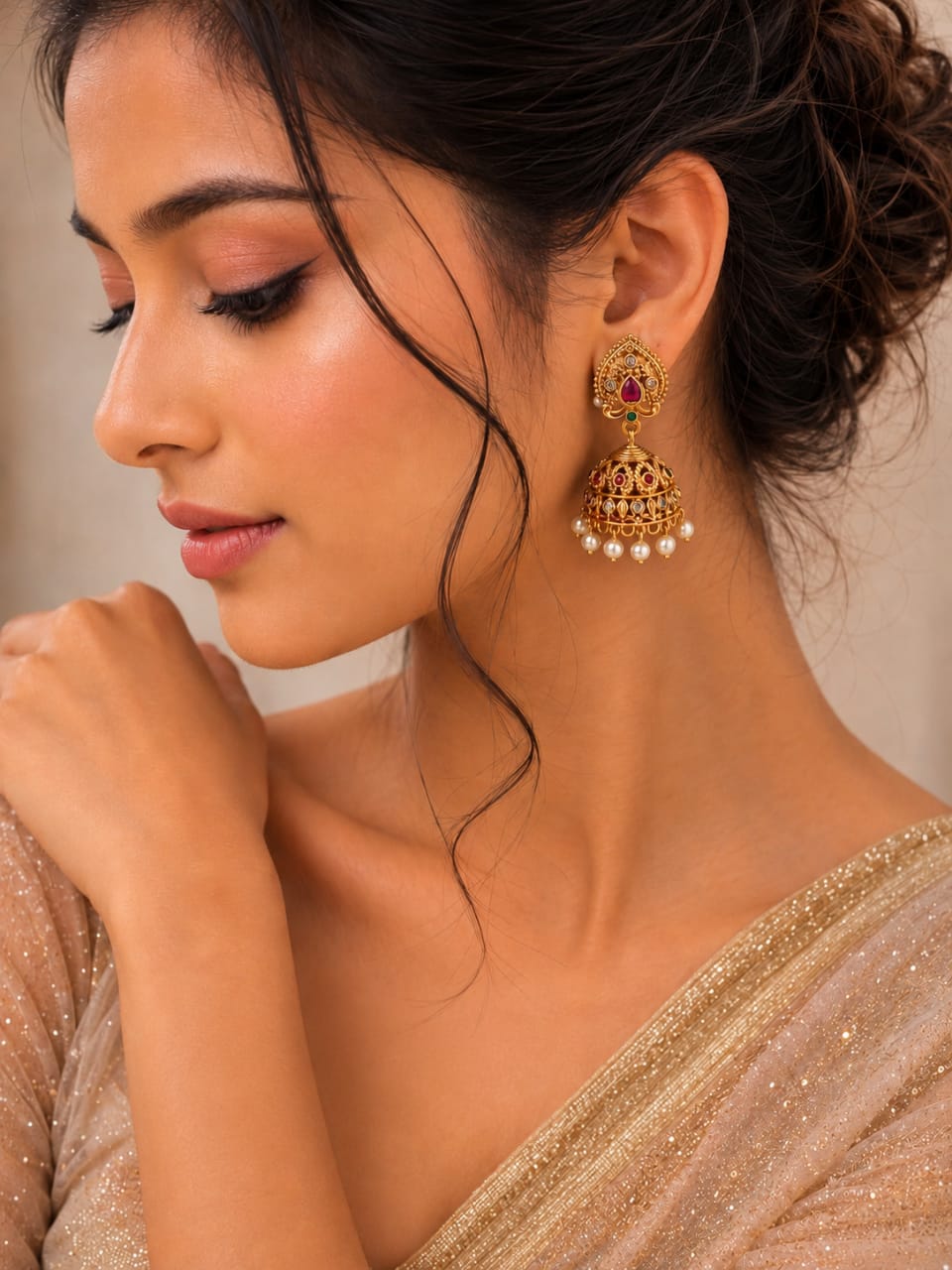 ANTIQUE AND TEMPLE EARRINGS