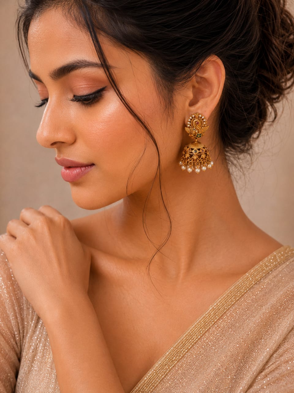 ANTIQUE AND TEMPLE EARRINGS
