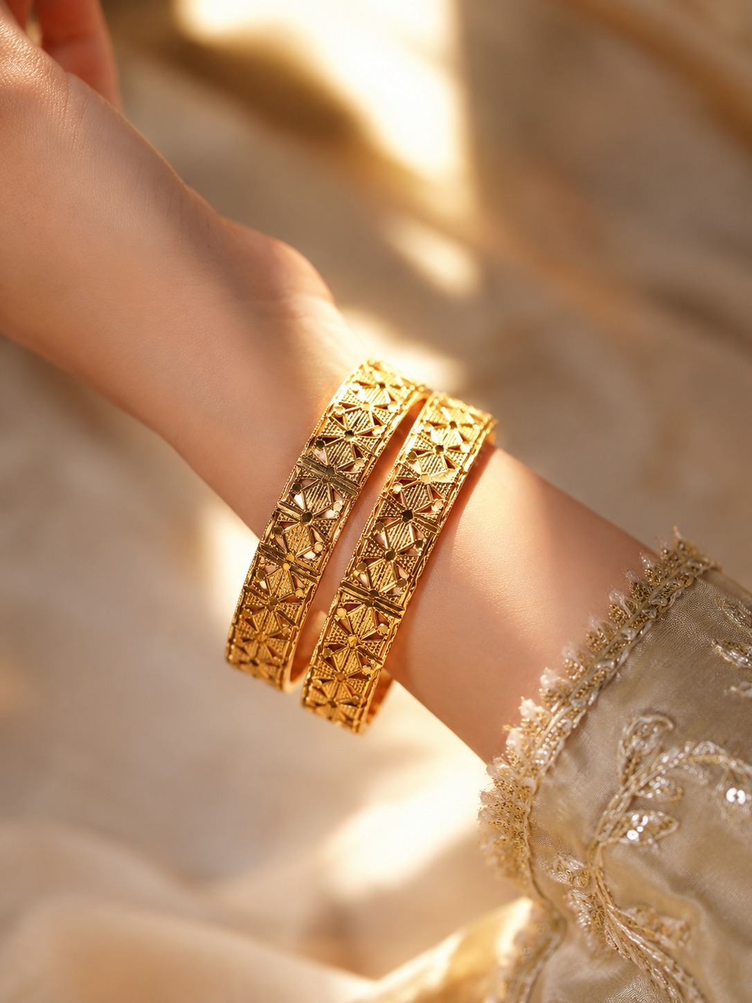 GOLD BANGLES