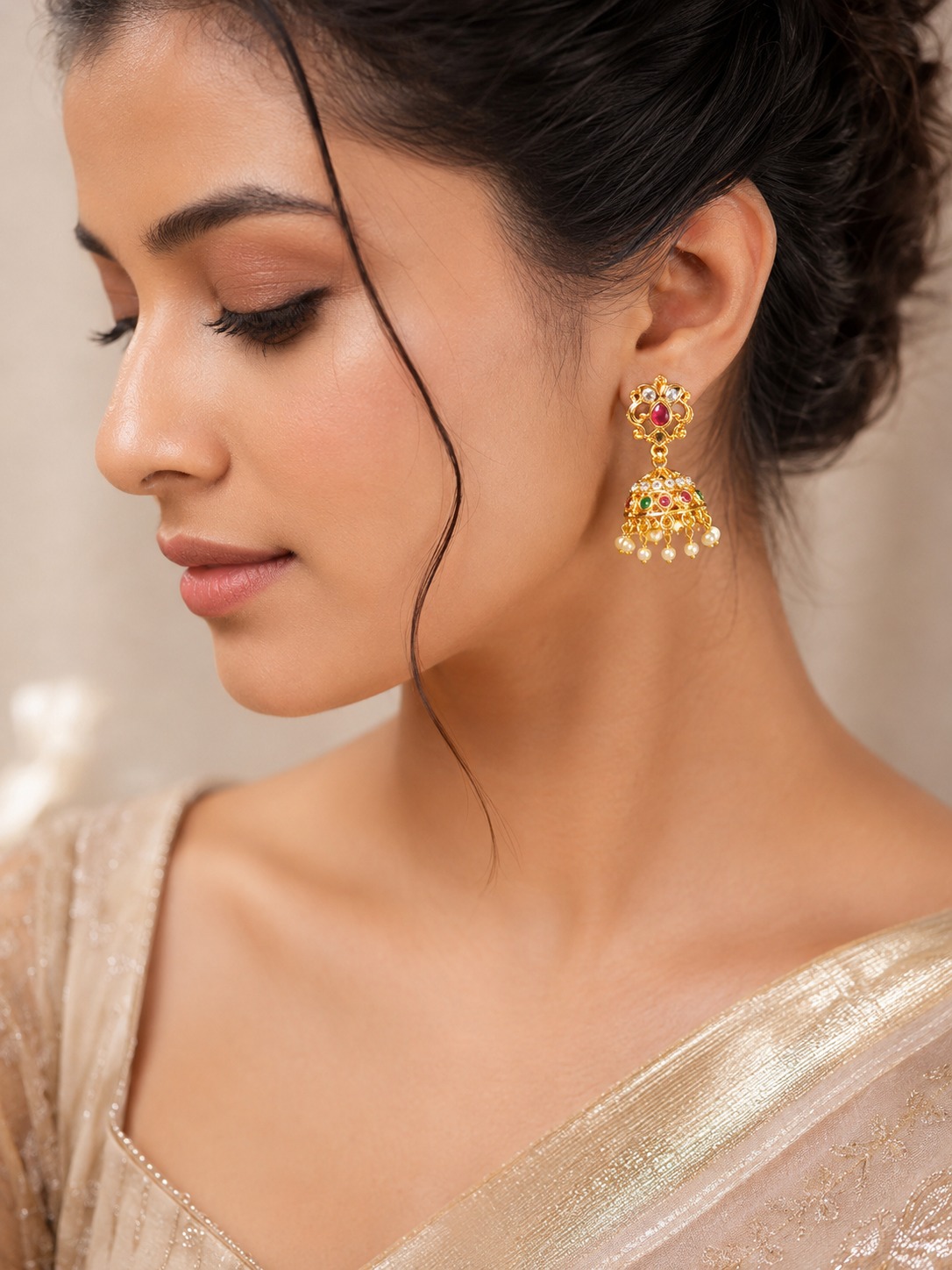 ANTIQUE AND TEMPLE EARRINGS